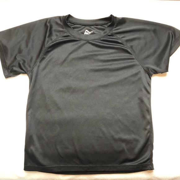Kanu Surf boys black short sleeve swim rash guard size Small or 8 - Picture 1 of 5